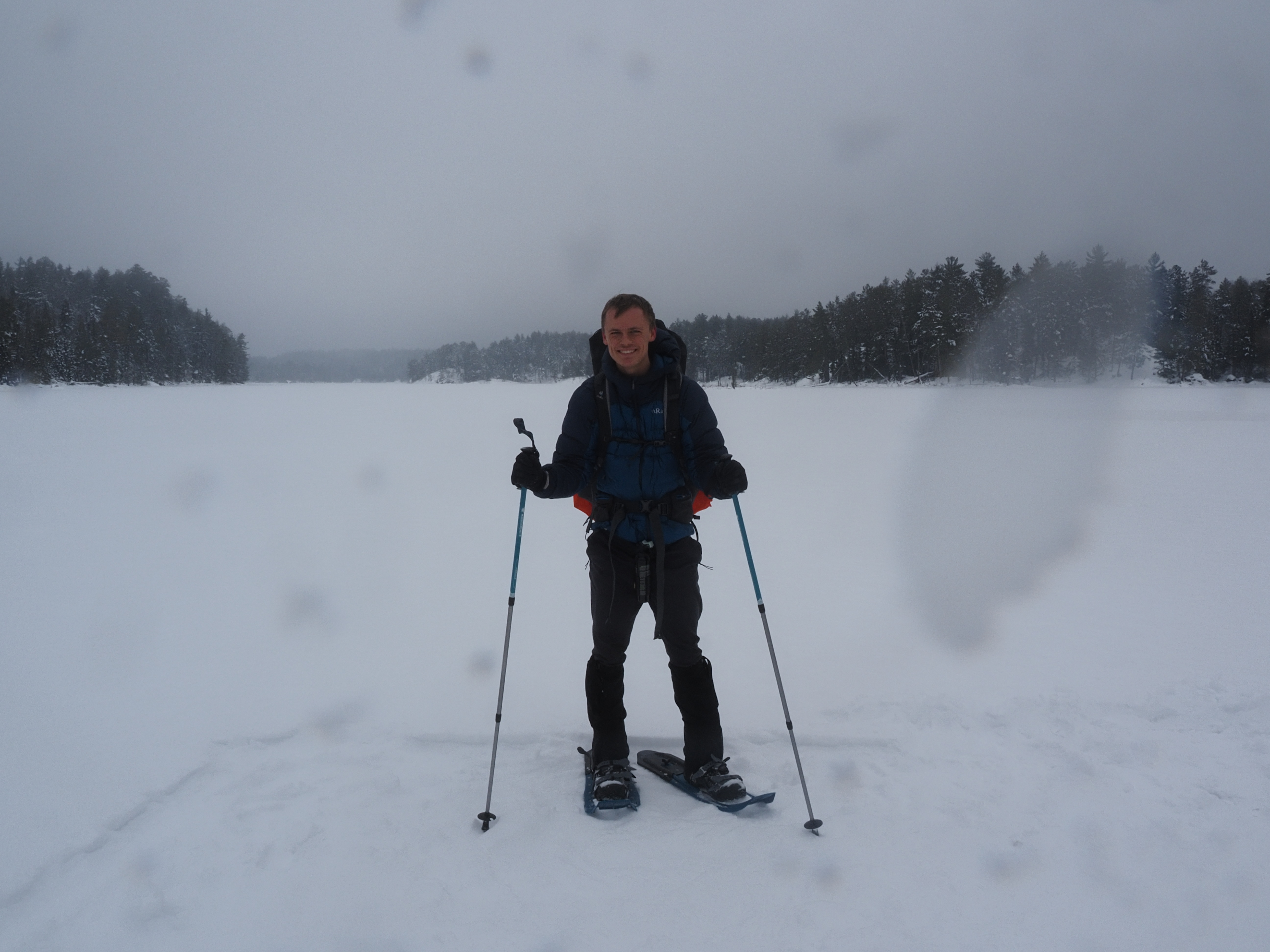 Me after arriving to Angleworm Lake