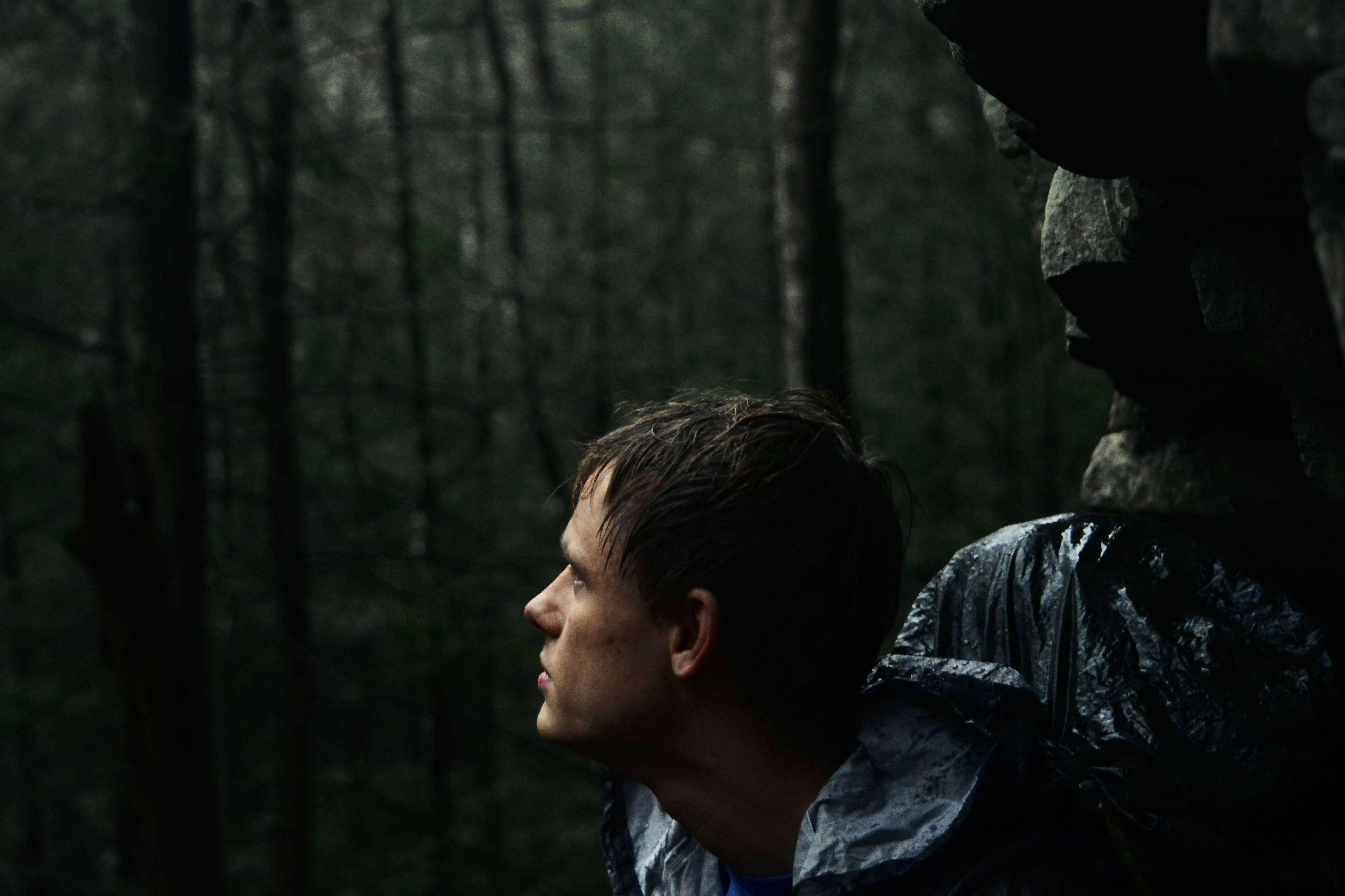 A profile of a hiker